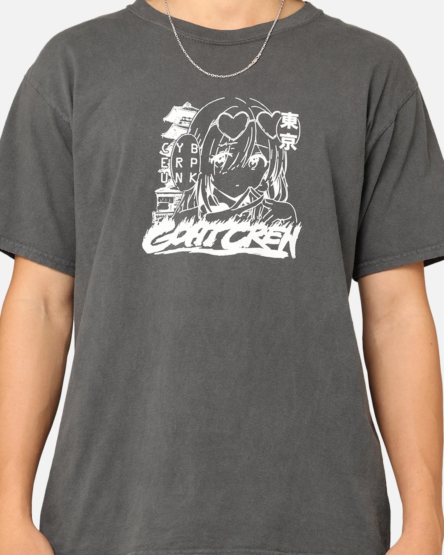 Goat Crew UWU Girl T-Shirt Off Black Chic Fashion Durable Colorfast Finish