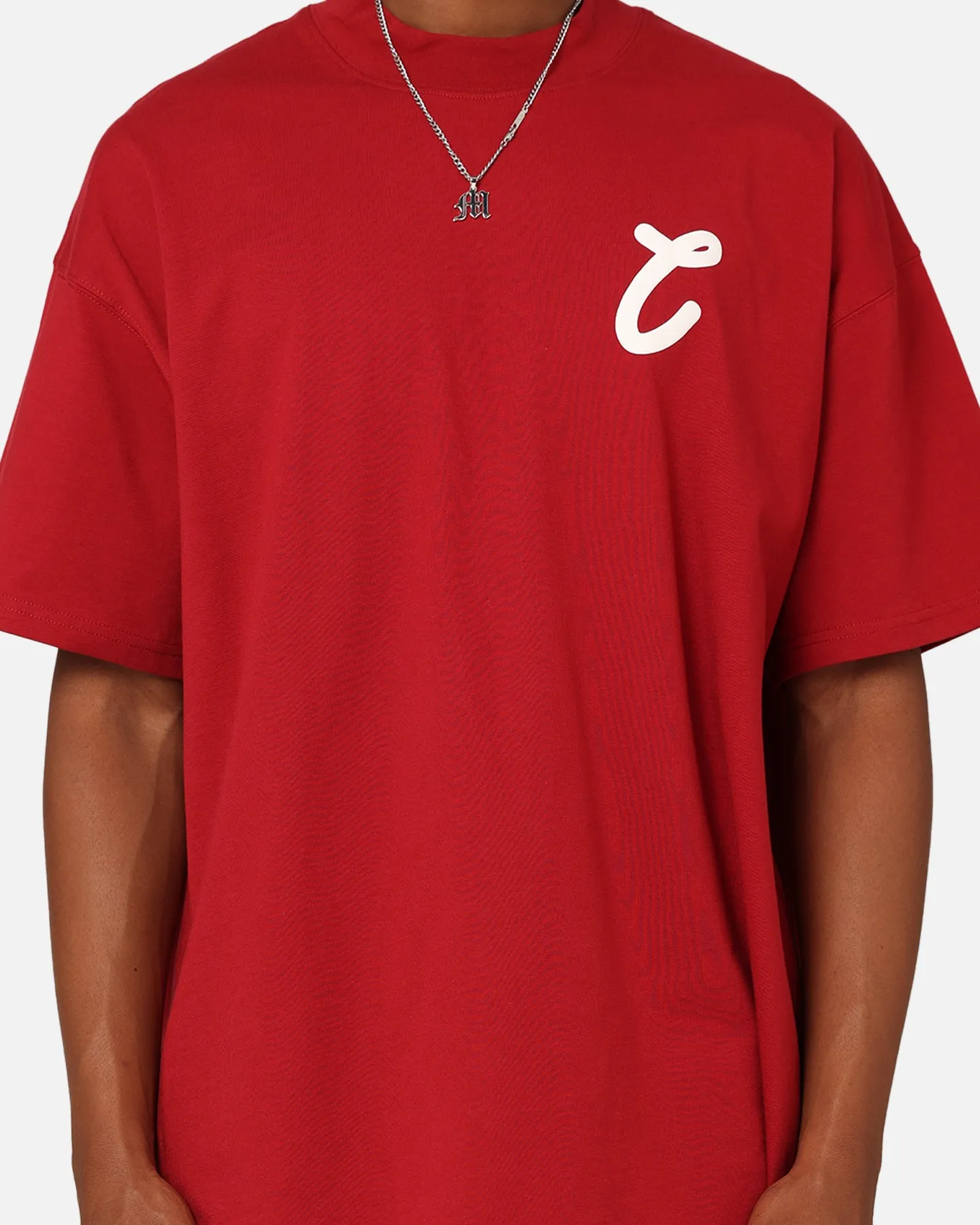 Carre Athletic Heritage Oversized T-Shirt Crimson Comfy Design Daily Outfit Style