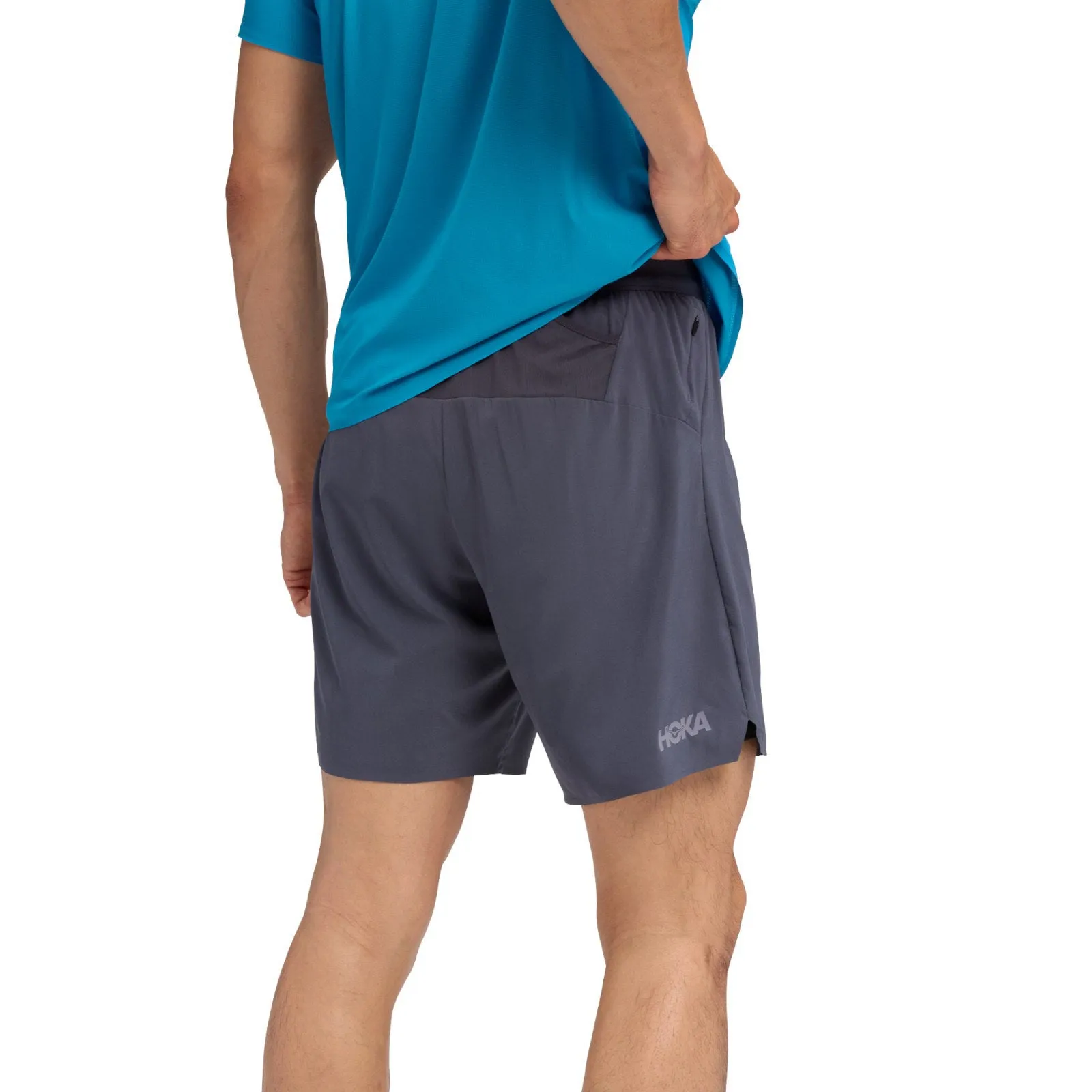 Breathable Comfort light texture Hoka Glide 7'' 2in1 Mens Short