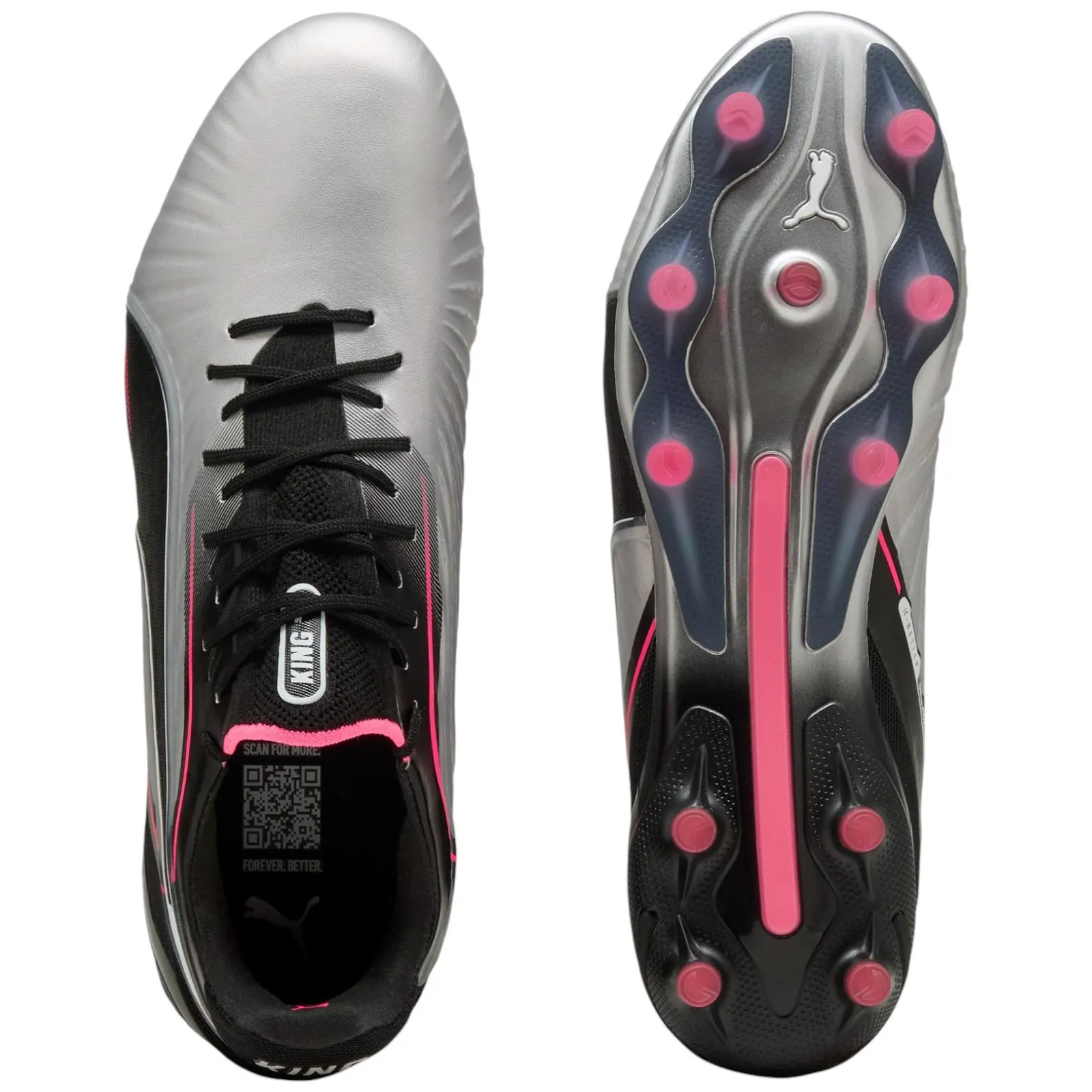 Quick Dry Interior Temperature Regulating Liner Puma King Ultimate Mens Firm/Artificial Ground Football Boots