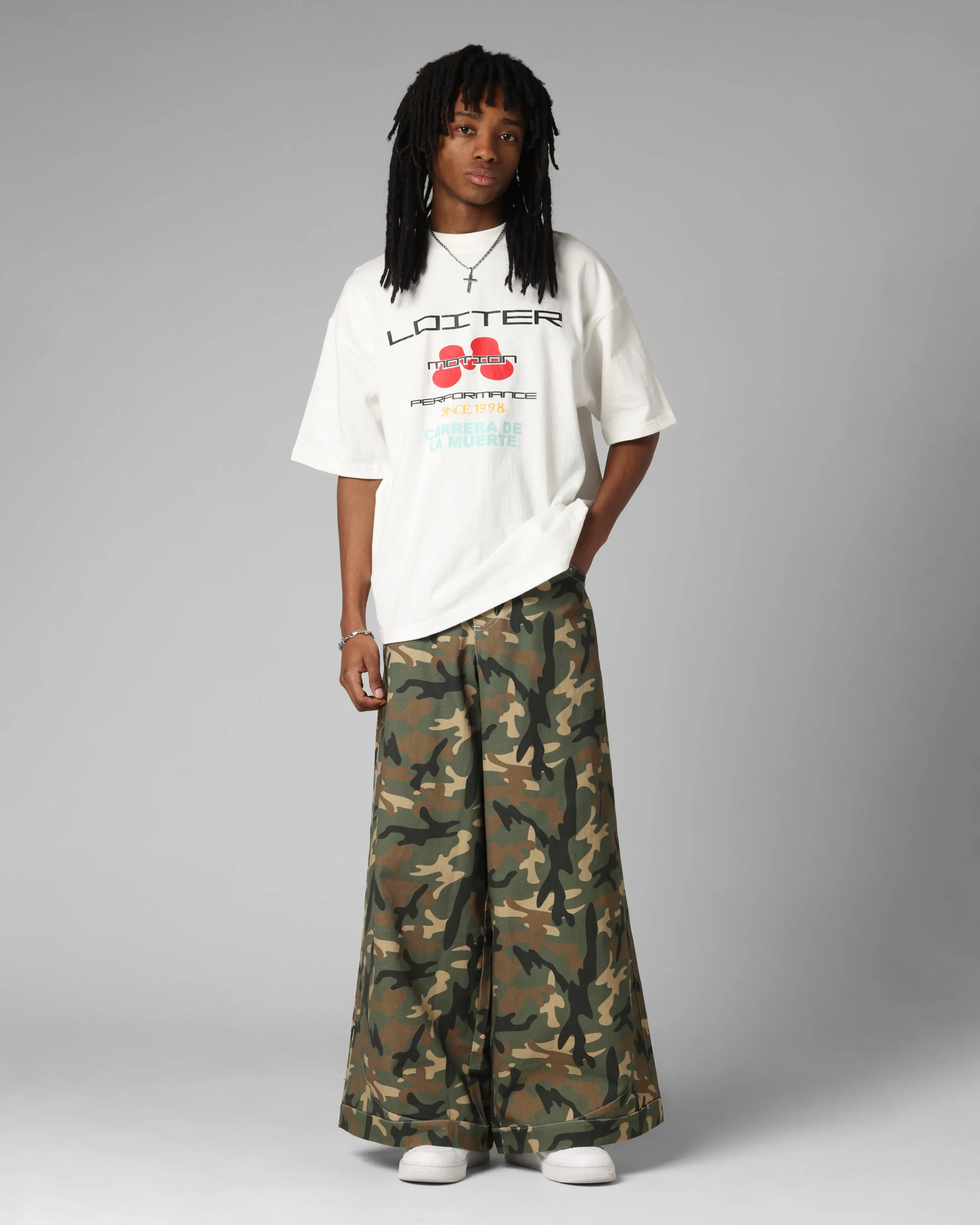 Office Appropriate Stretch Fabric Loiter F-22 Raver Jeans Woodland Camo