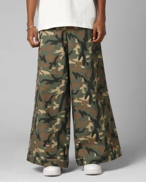 Smooth Fabric Loiter F-22 Raver Jeans Woodland Camo