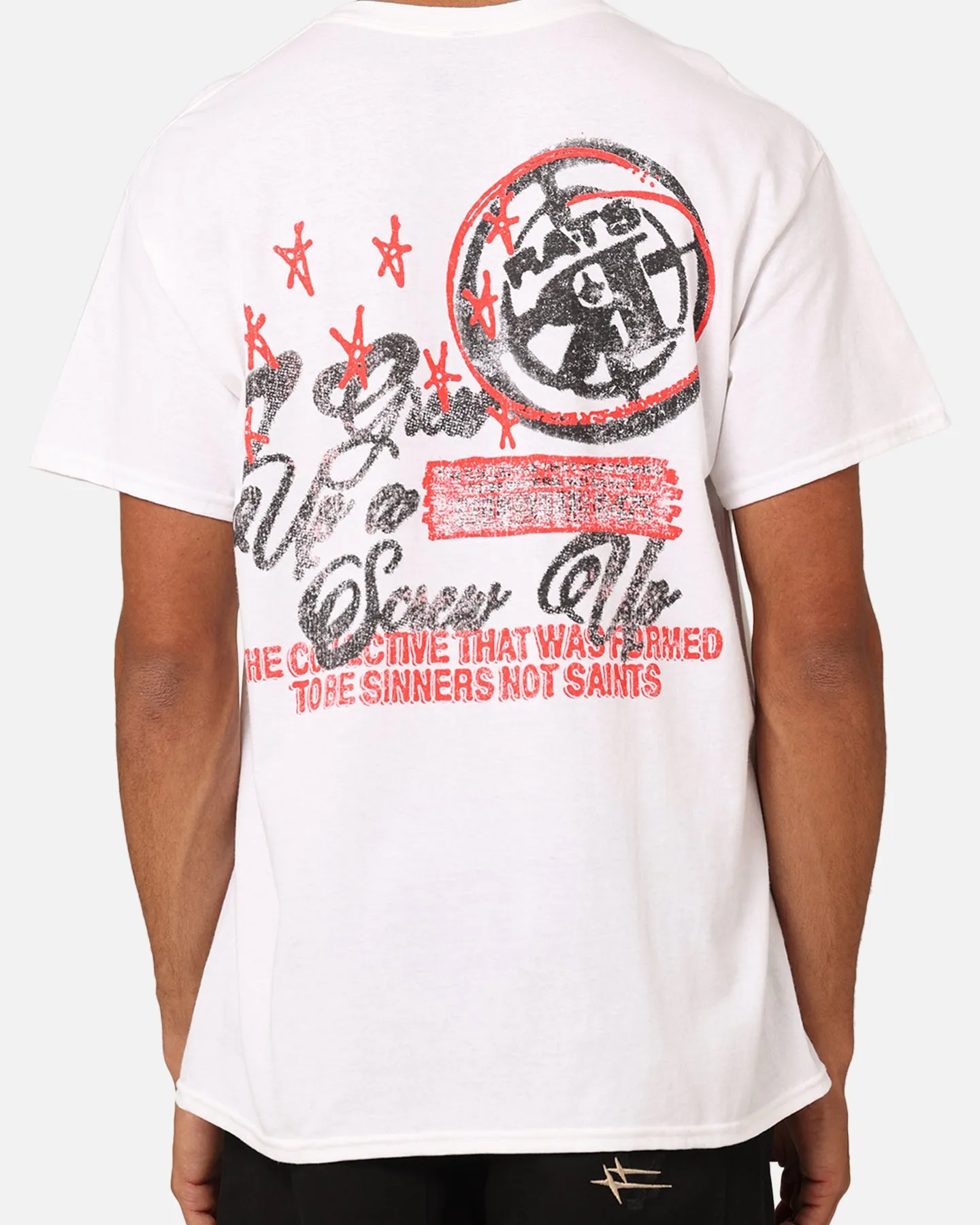 Rats Get Fat Screw Up T-Shirt White Modern Twist