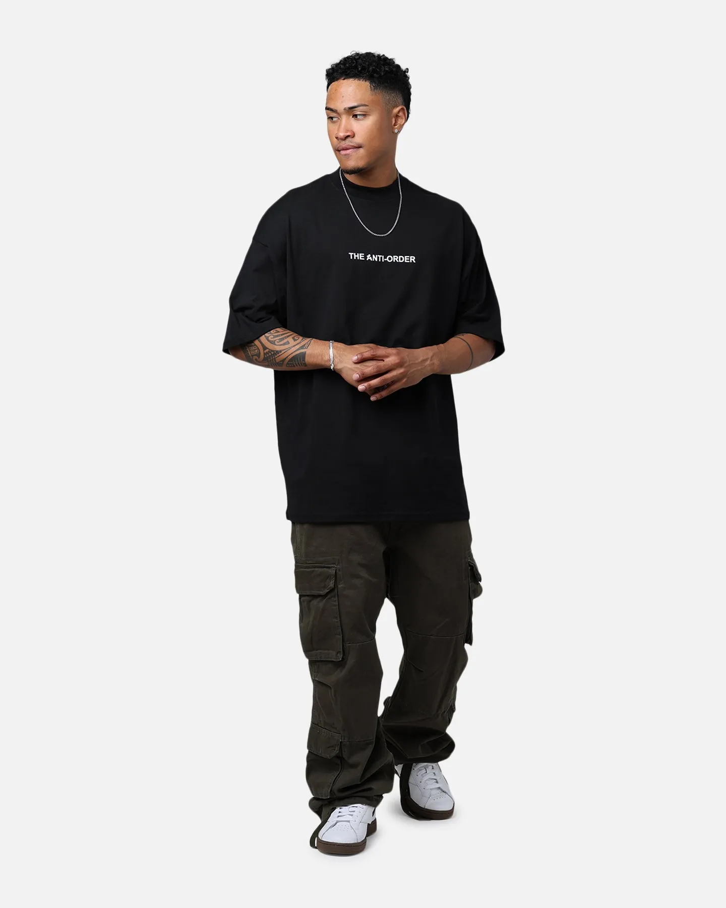 The Anti Order Endless Egress Mock T-Shirt Black Chic Outfit