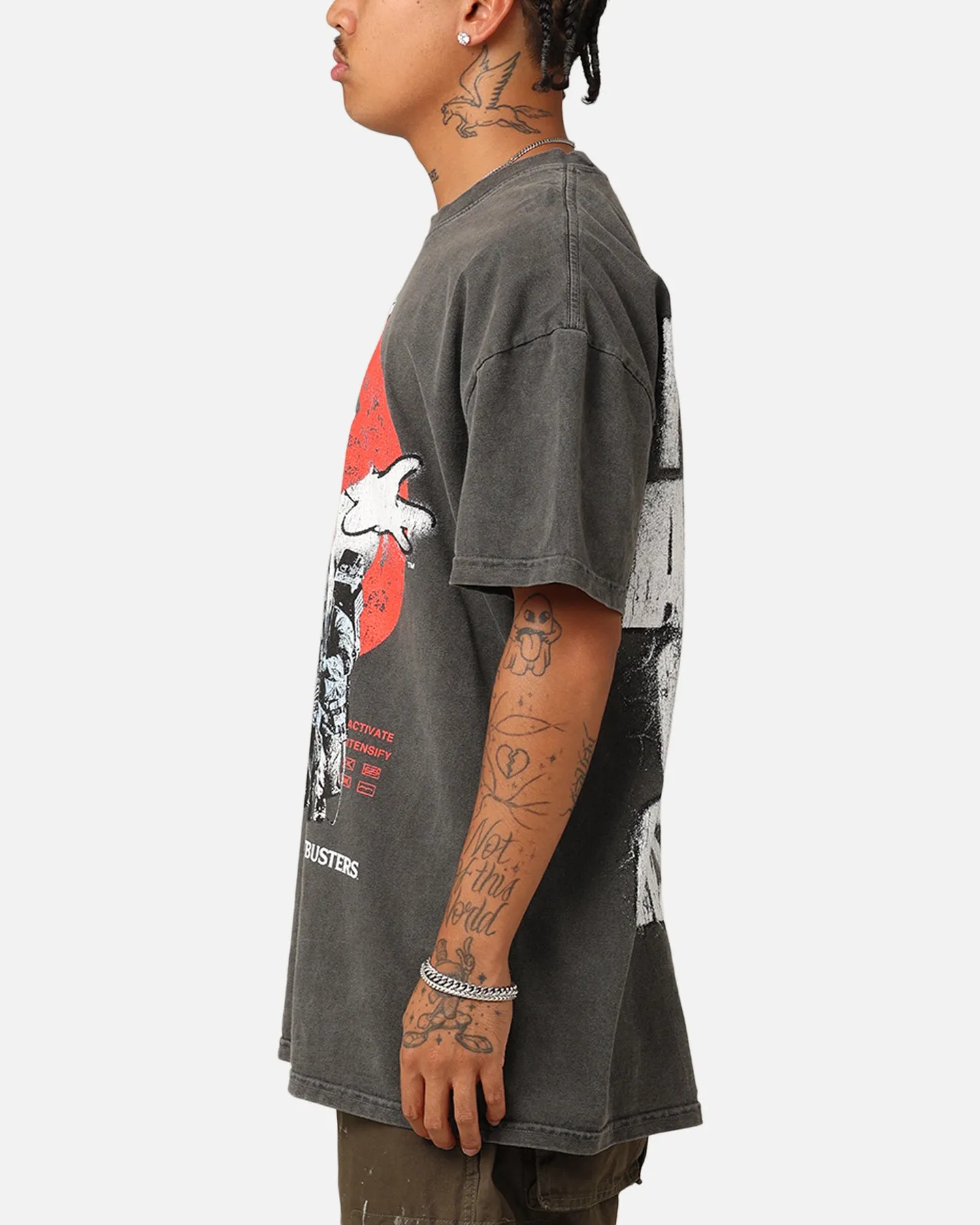 Goat Crew X Ghostbusters Heavyweight T-Shirt Black Wash Button Down Essential layering piece