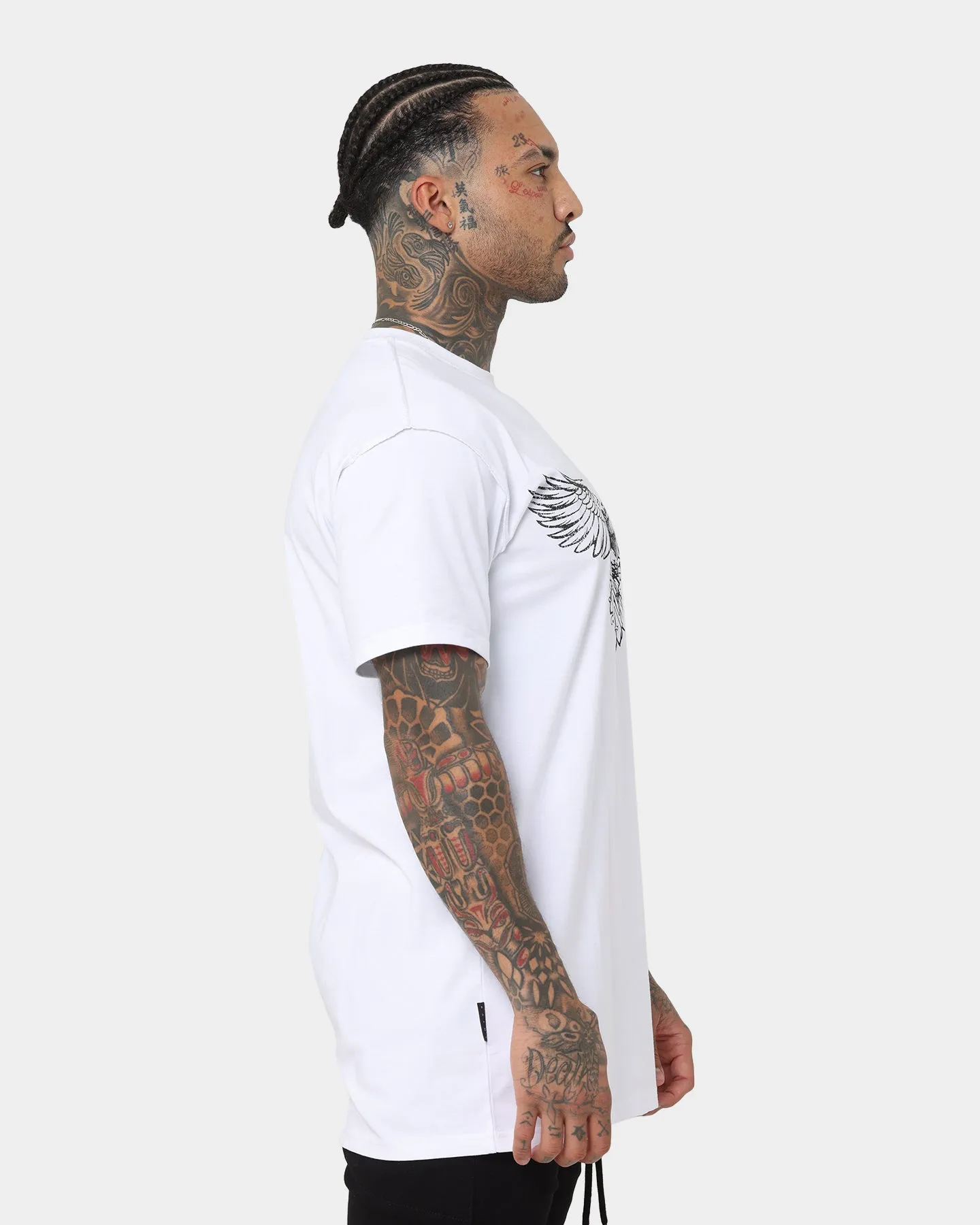 Casual layering piece Saint Morta Bird Of Prey Lafayette T-Shirt White/Black