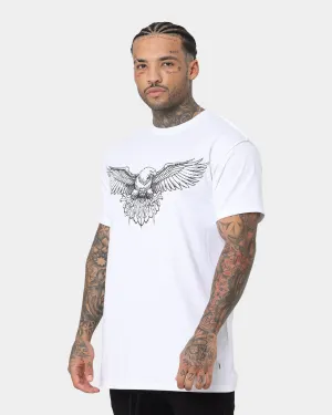 Reinforced Shoulder Stitching Saint Morta Bird Of Prey Lafayette T-Shirt White/Black