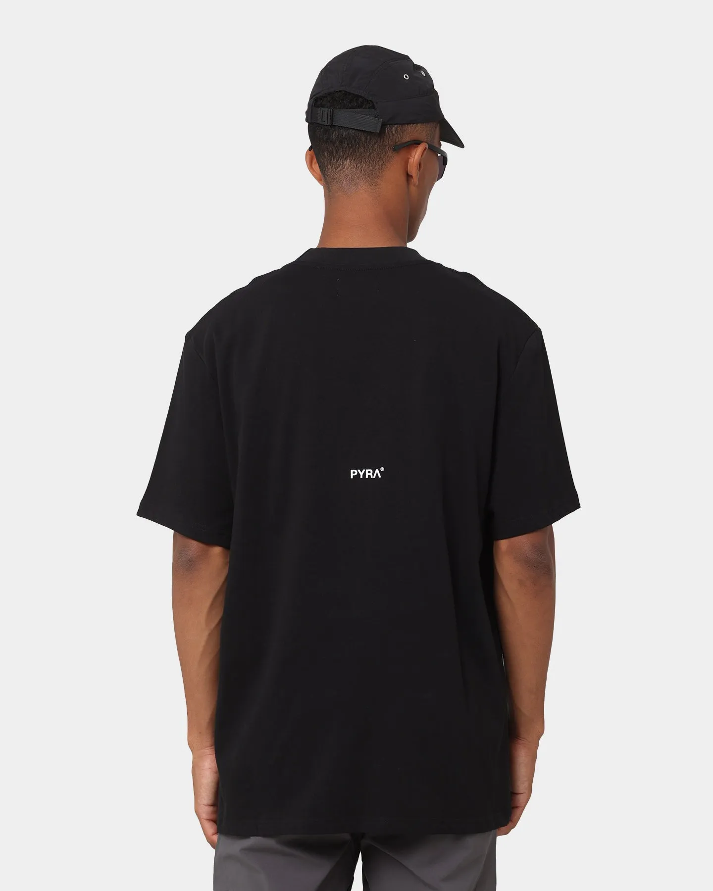 PYRA Micro Logo T-Shirt Black/White Trendy Fabric