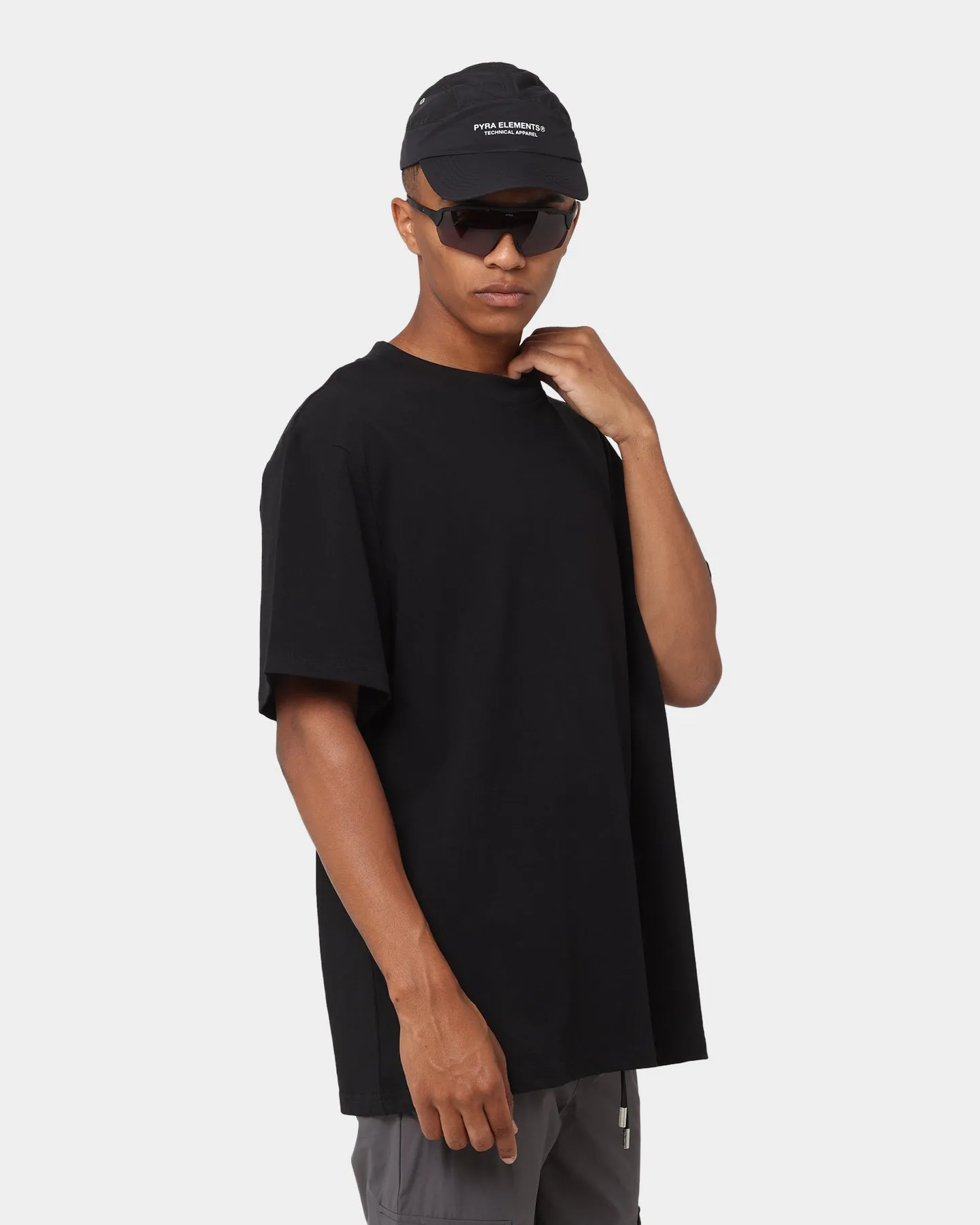 Breathable Design PYRA Micro Logo T-Shirt Black/White