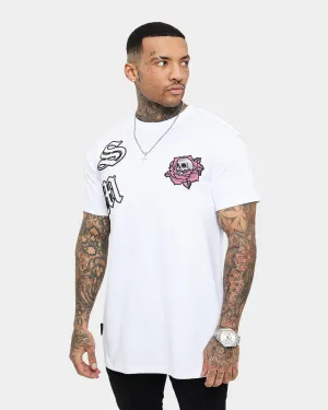 Outdoor Fashion Fashion Outfit Saint Morta Skull Flower Lafayette T-Shirt White