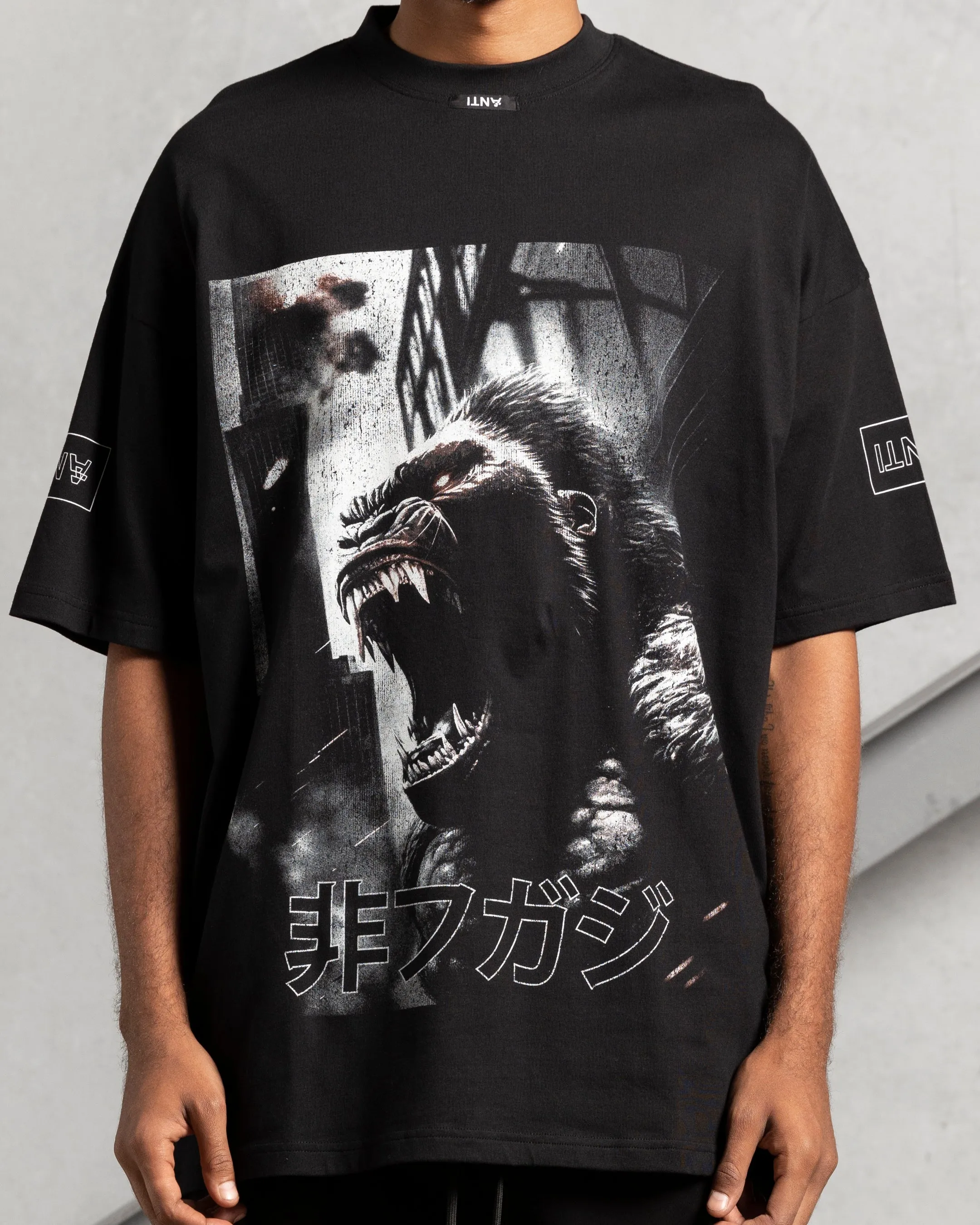 The Anti Order Killa Gorilla T-Shirt Black Simple and Cozy