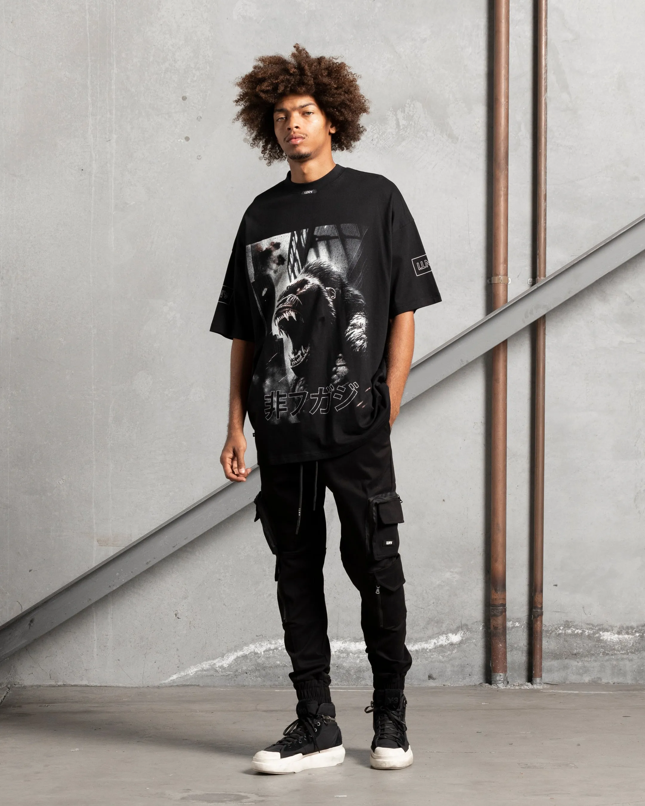The Anti Order Killa Gorilla T-Shirt Black Feminine Touch