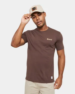 EasyCareFinish Easy Fit Wear Carre Imperial Classic Short Sleeve T-Shirt Brown