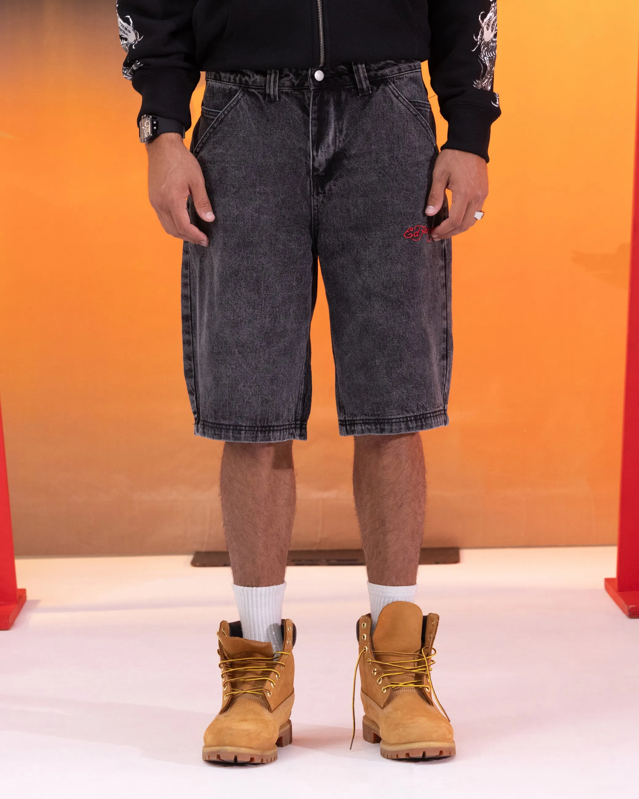 Stay Cool Effortless Comfort Ed Hardy Devil Jorts Black