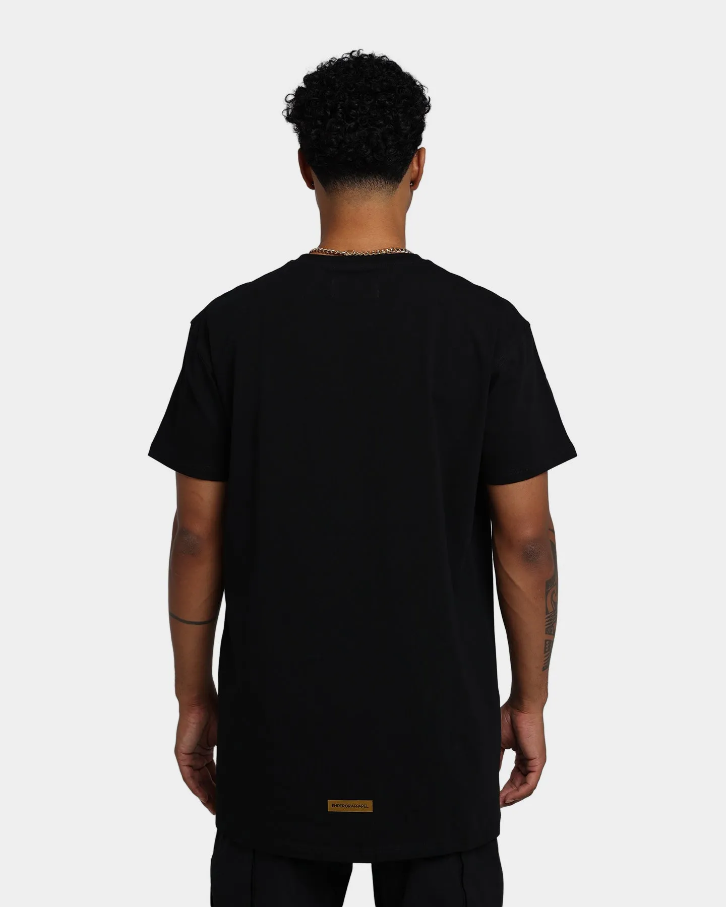 Sun Protection Emperor Apparel Chic Hustle Short Sleeve T-Shirt Black/Gold