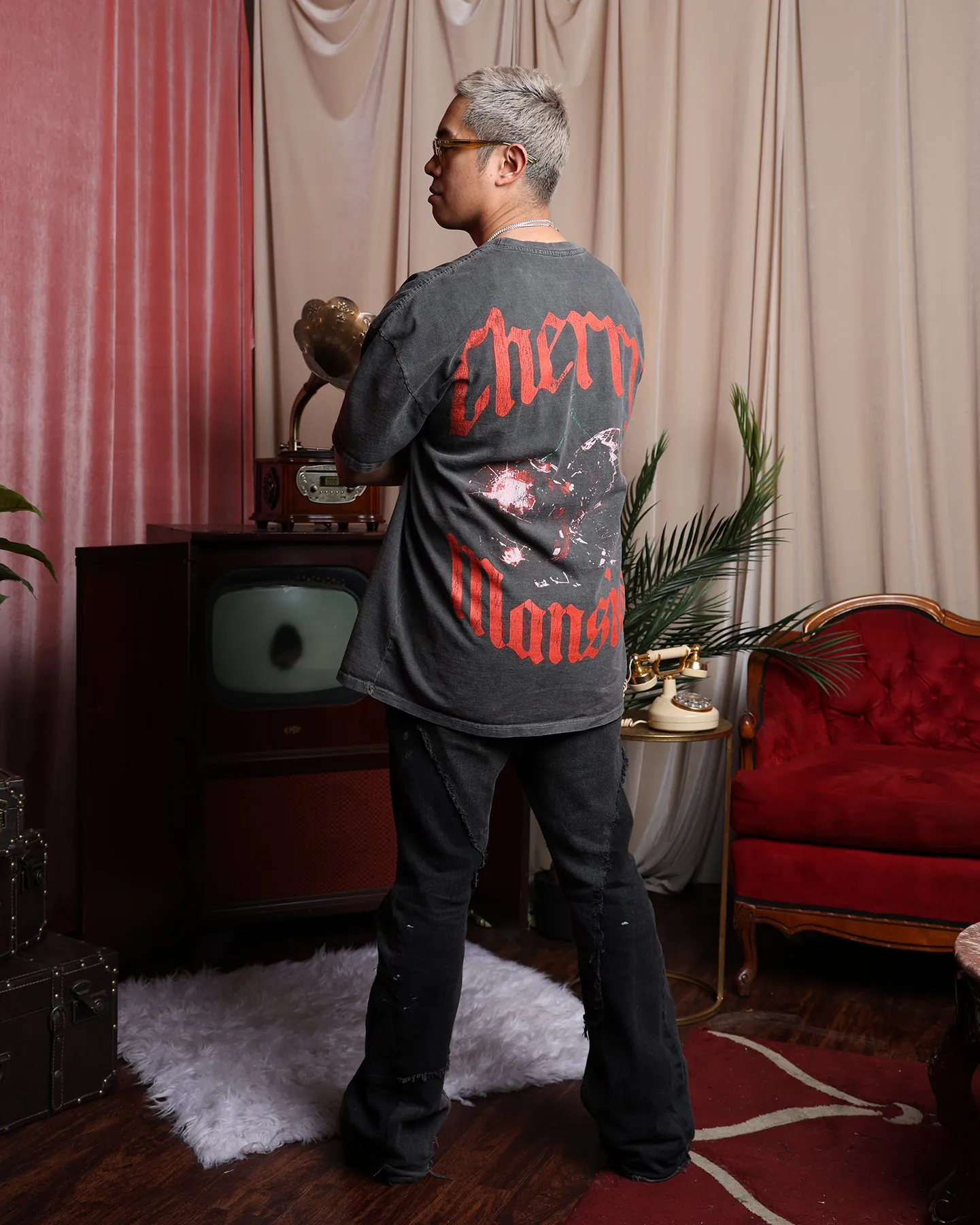 Daily Casual Culture Kings X Brian Puspos T-Shirt Black Wash