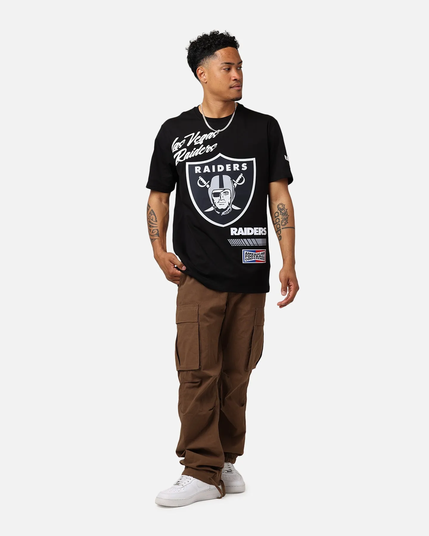 Pro Standard Las Vegas Raiders Fast Lane SJ T-Shirt Black Breezy Design Anti-bacterial