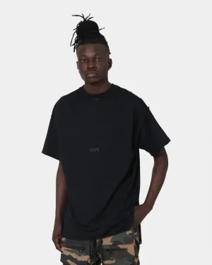 The Anti Order Anti Essential Oversized T-Shirt Black Chic Comfort Distressed Hem Finish