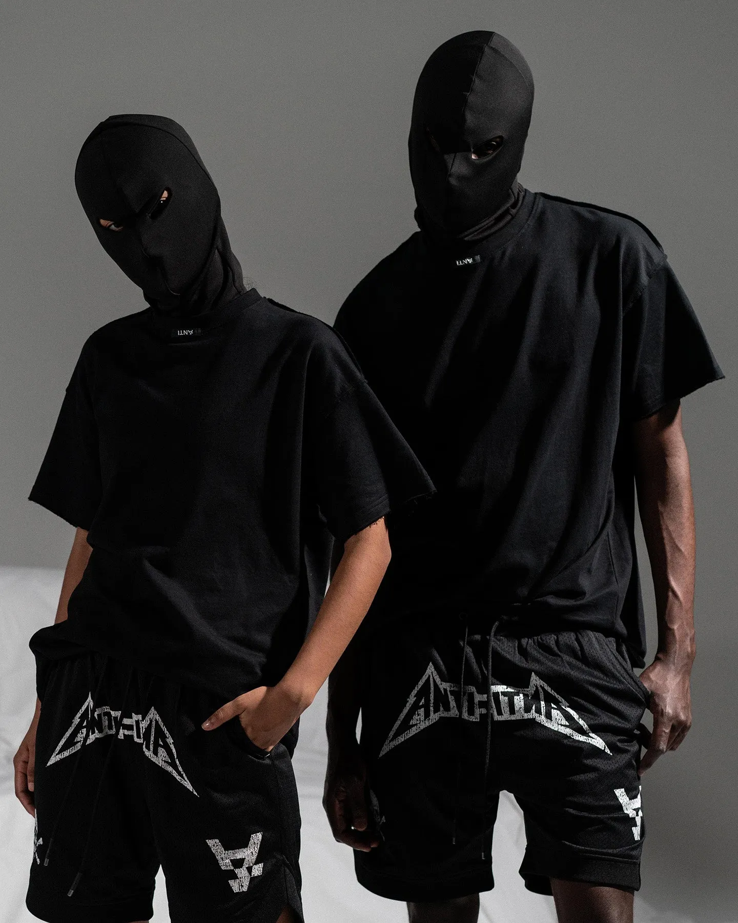 Reinforced Shoulder The Anti Order Anti Essential Oversized T-Shirt Black