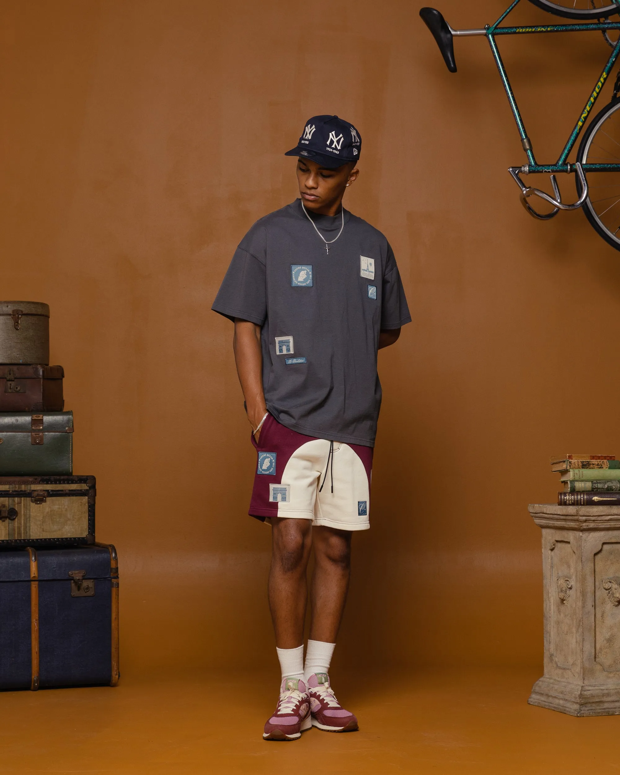 Carre Avant Oversized Short Sleeve T-Shirt Coal Timeless Appeal