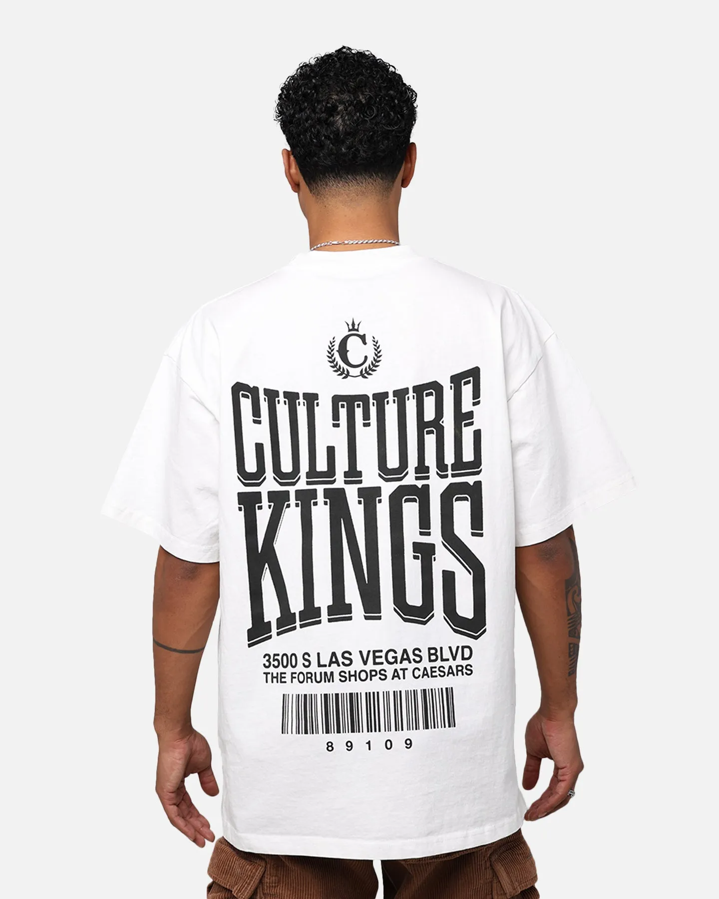 Smart Outfit Culture Kings Barcode T-Shirt White