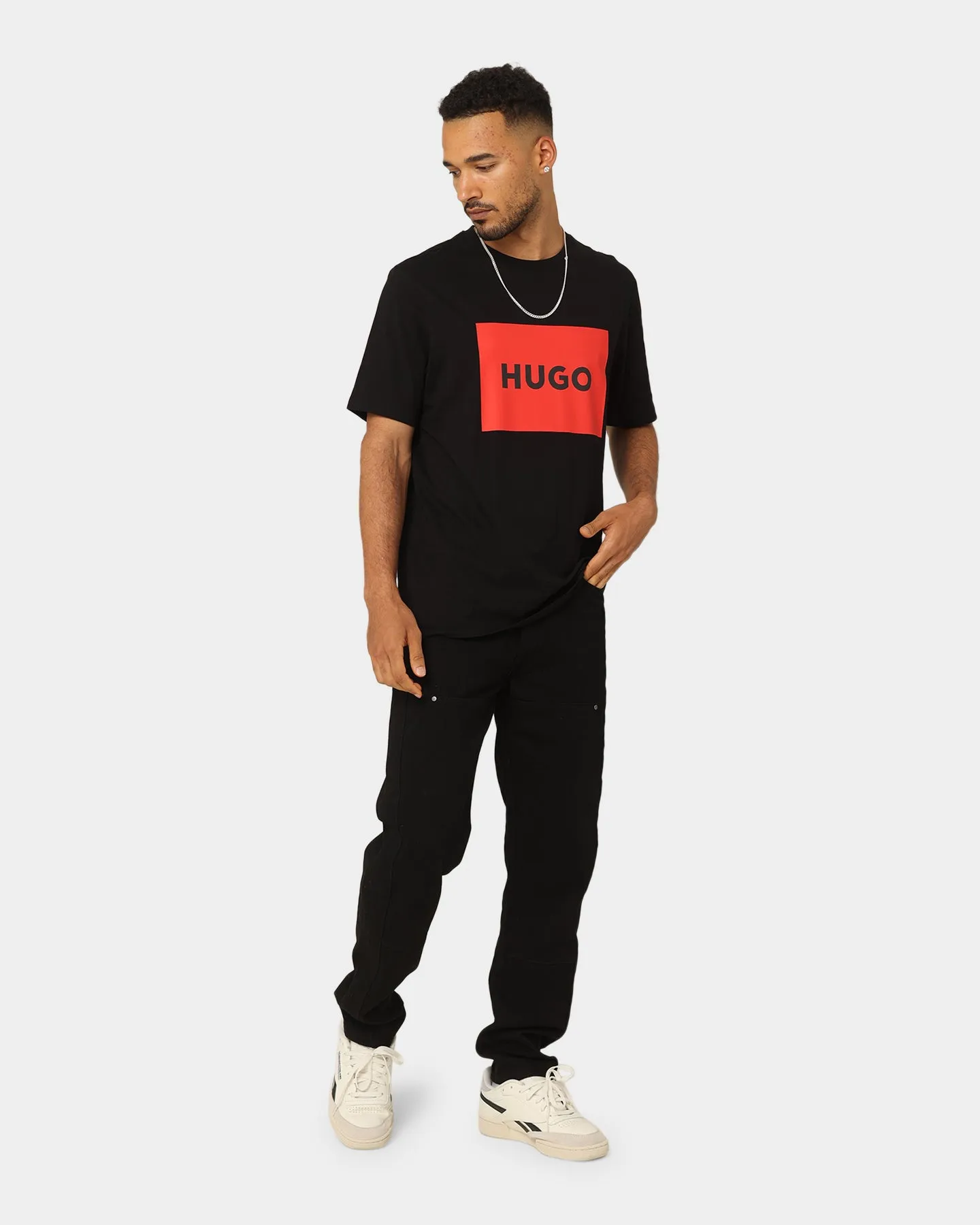 Hugo Boss DULIVE222 T-Shirt Black easygoing look