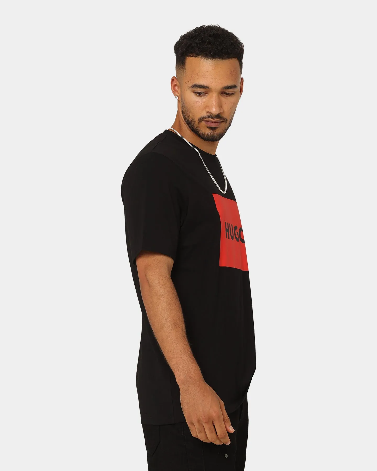 Autumn Wear Relaxed Smart Hugo Boss DULIVE222 T-Shirt Black