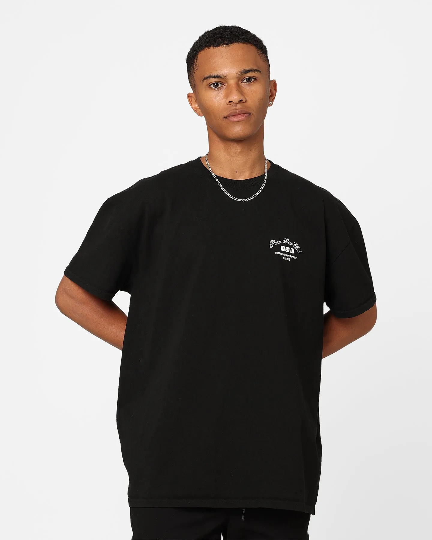 Carre Rolling Worldwide T-Shirt Black petite size
