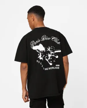 Quick Dry Material Classic Vibes Carre Rolling Worldwide T-Shirt Black