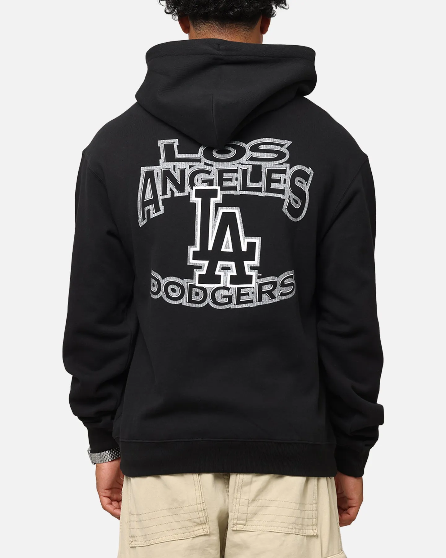 Durable Reinforcements Majestic Athletic Los Angeles Dodgers Acland Hoodie Black