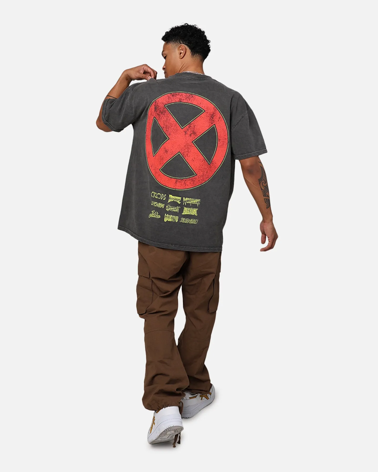 Marvel X-Men The X-Men Heavyweight Vintage T-Shirt Washed Black Cozy Vibes Stylish and Cozy