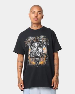 Rats Get Fat American Tour Vintage T-Shirt Black Casual Comfort Top