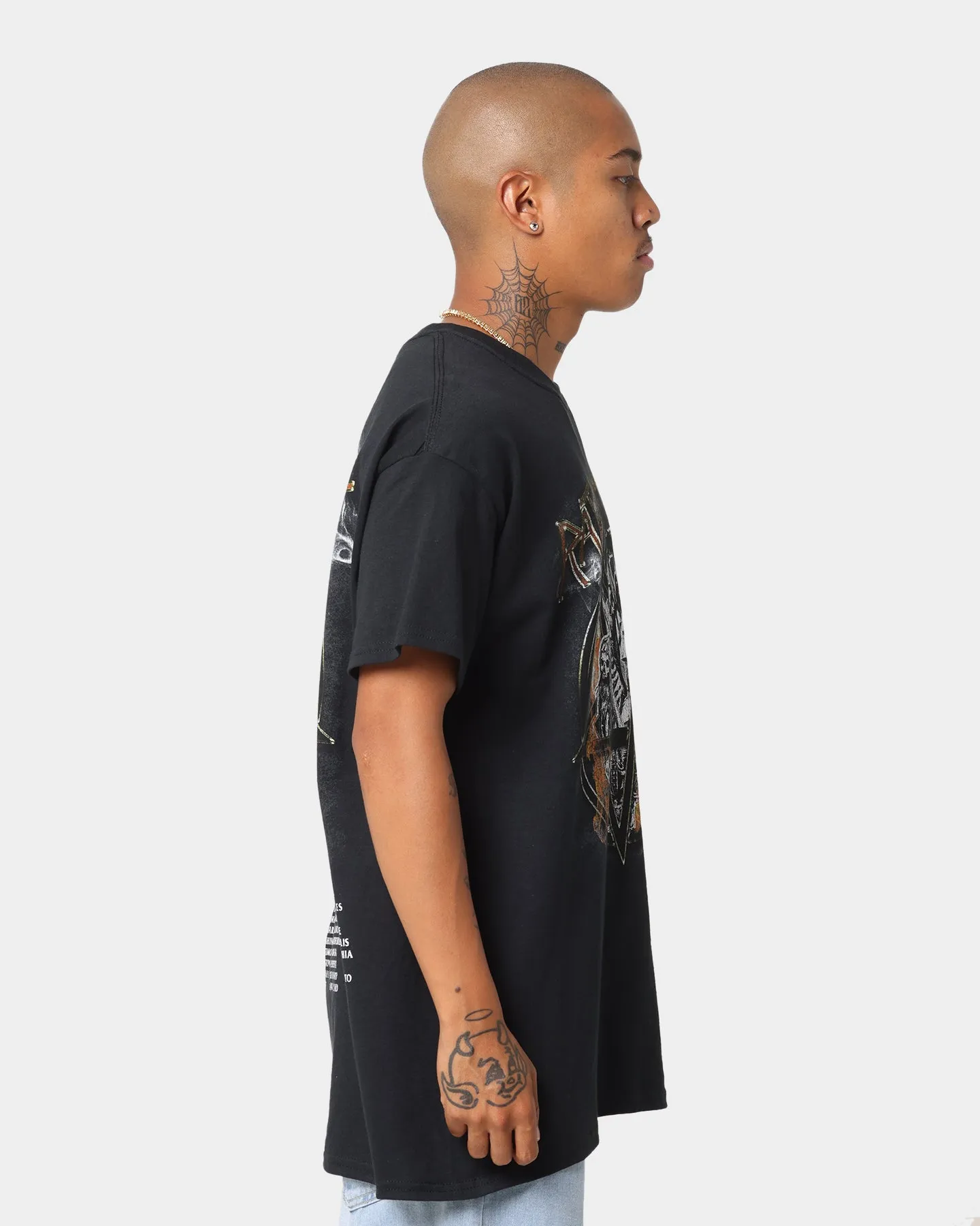 Soft And Comfortable Rats Get Fat American Tour Vintage T-Shirt Black