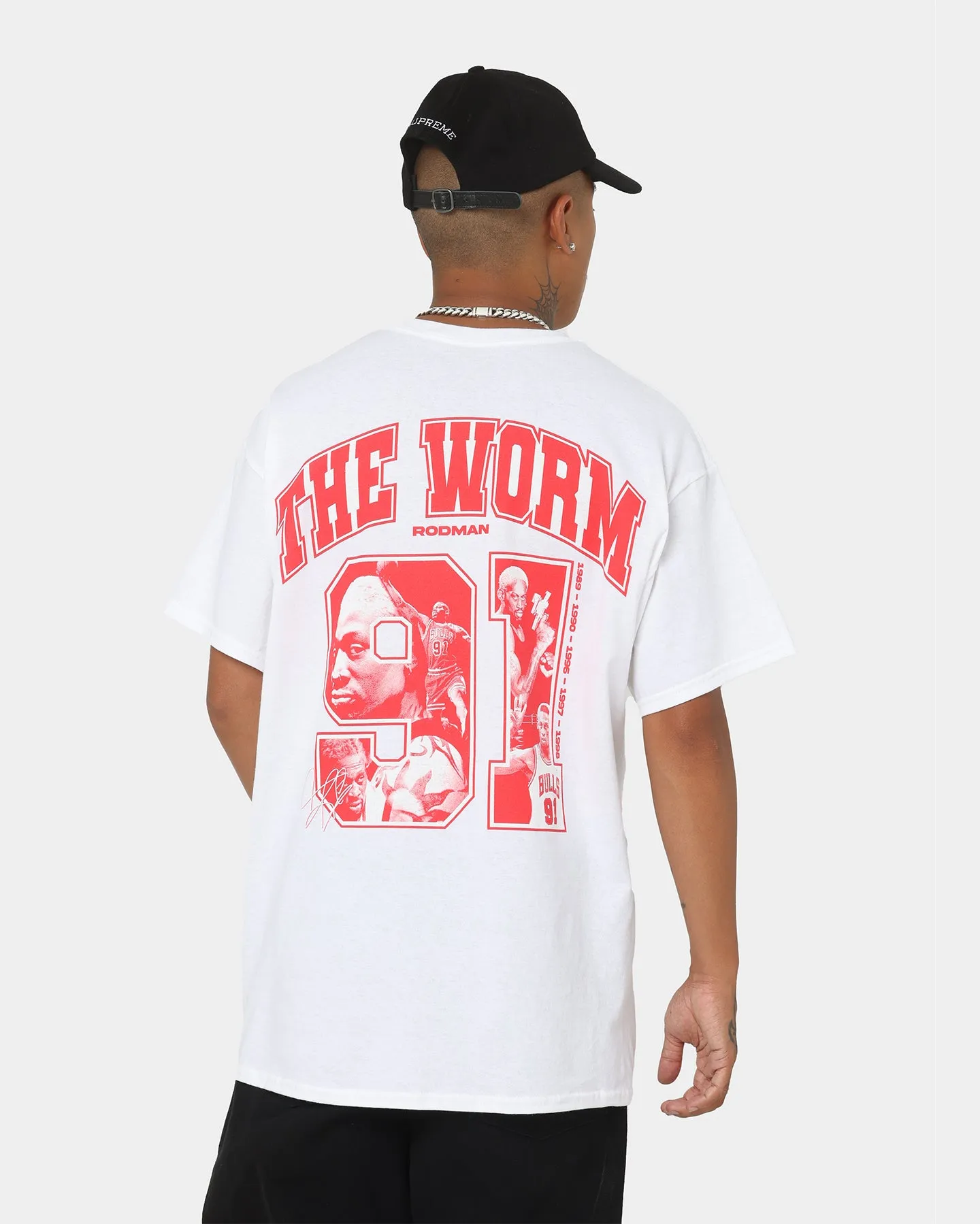 Perfect for Layering Tubular Knit Structure Rodman Brand 91 Core T-Shirt White
