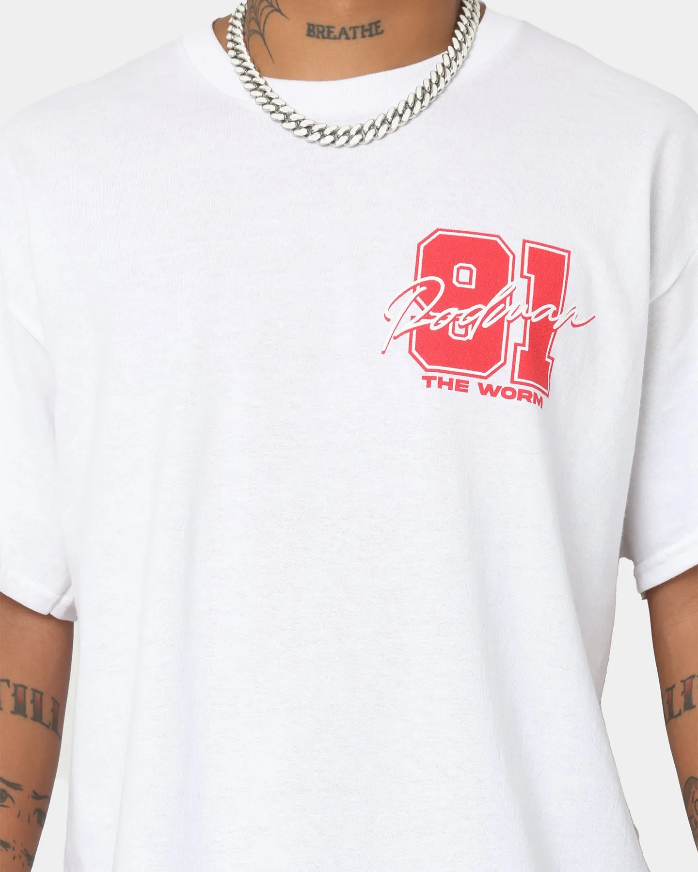 suitable for all genders Rodman Brand 91 Core T-Shirt White