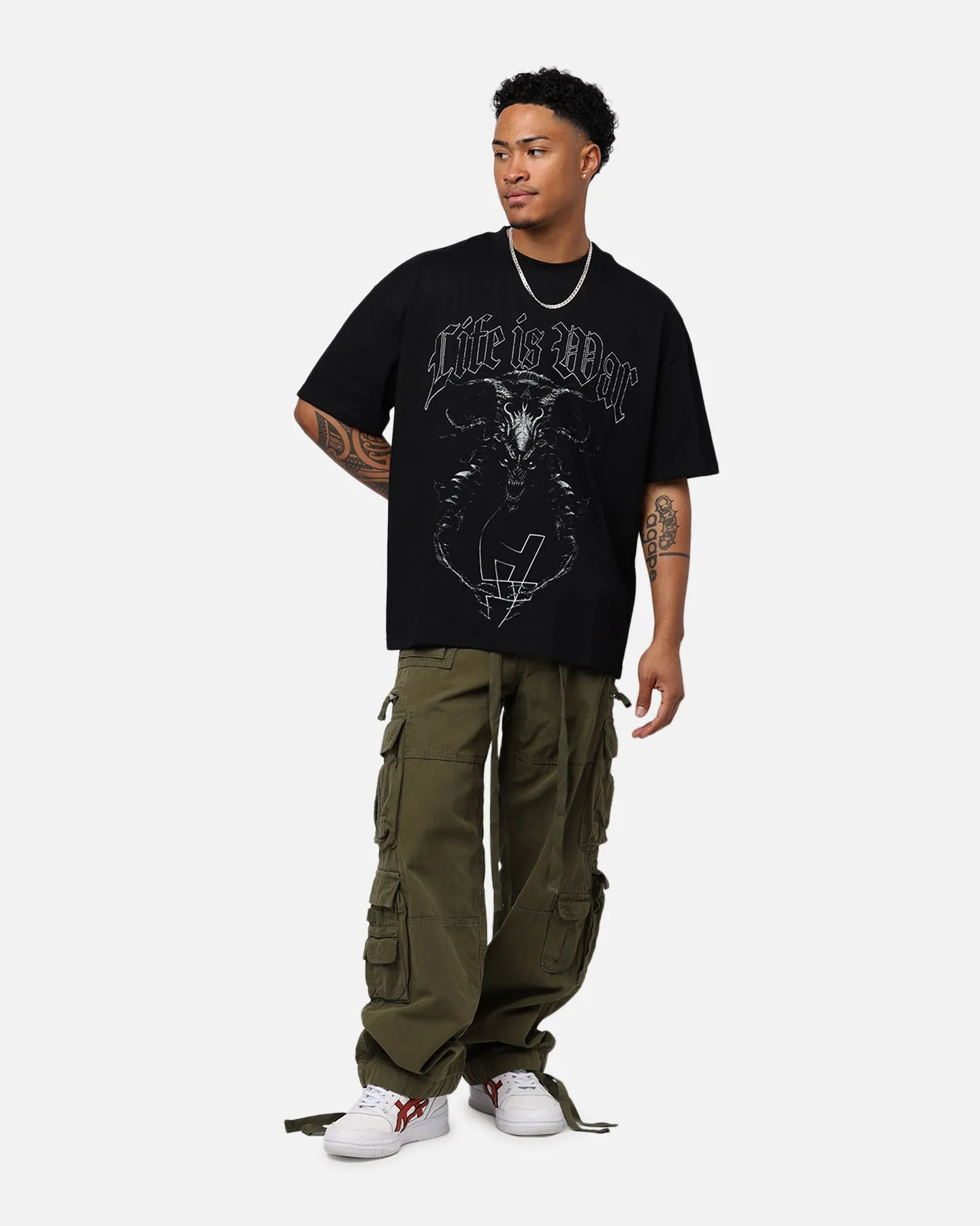 The Anti Order Life Is War T-Shirt Black Quick Dry Technology