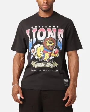 Mitchell & Ness Brisbane Lions Character T-Shirt Faded Black Light Style