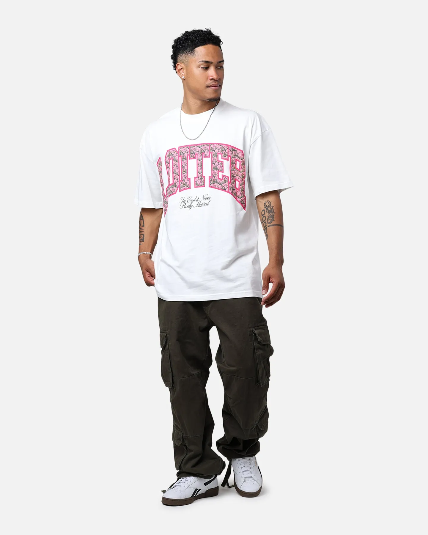 cyber monday Loiter Hunter T-Shirt Off-White