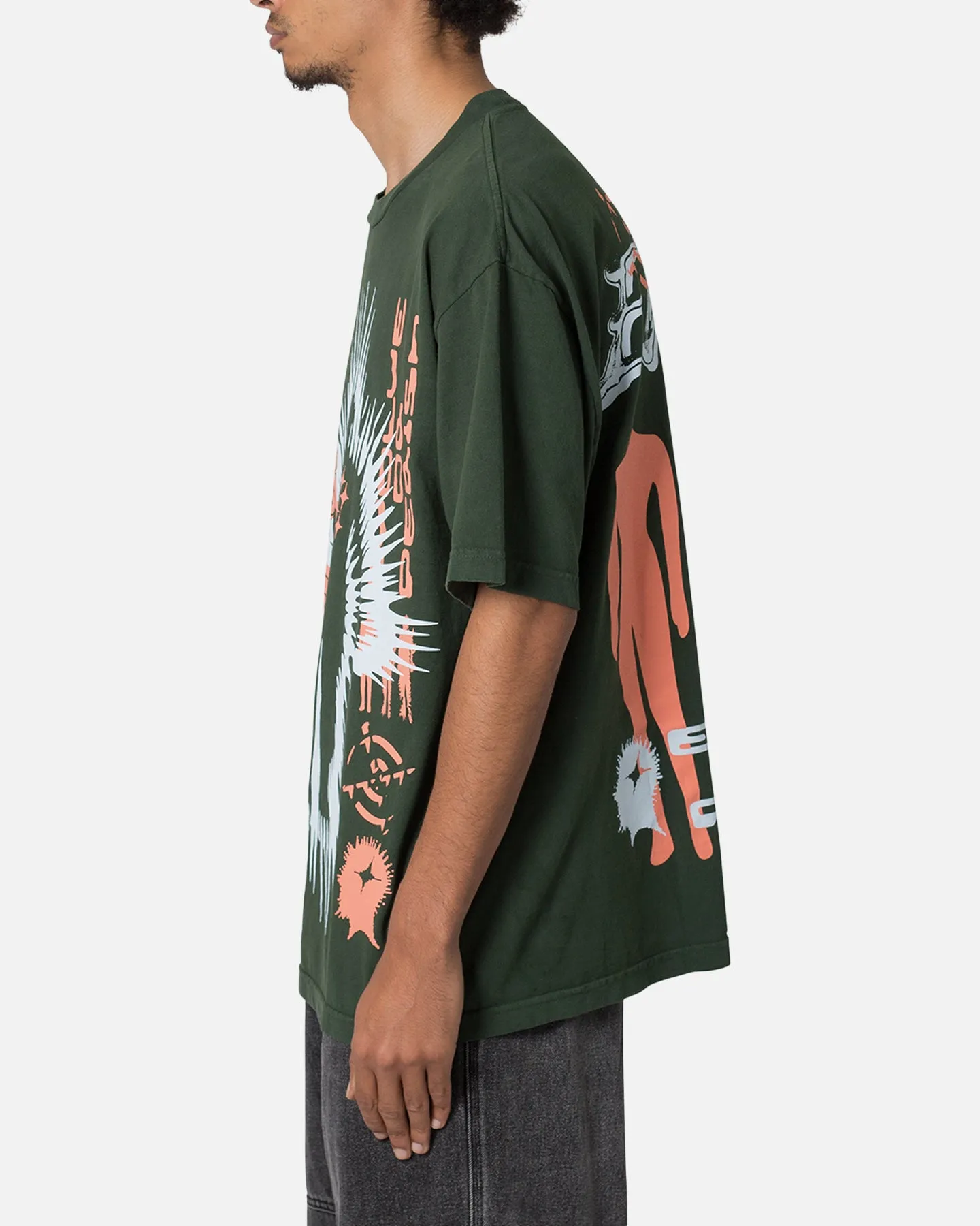 Soft and durable Washable fabric MNML Personal Evolution T-Shirt Green