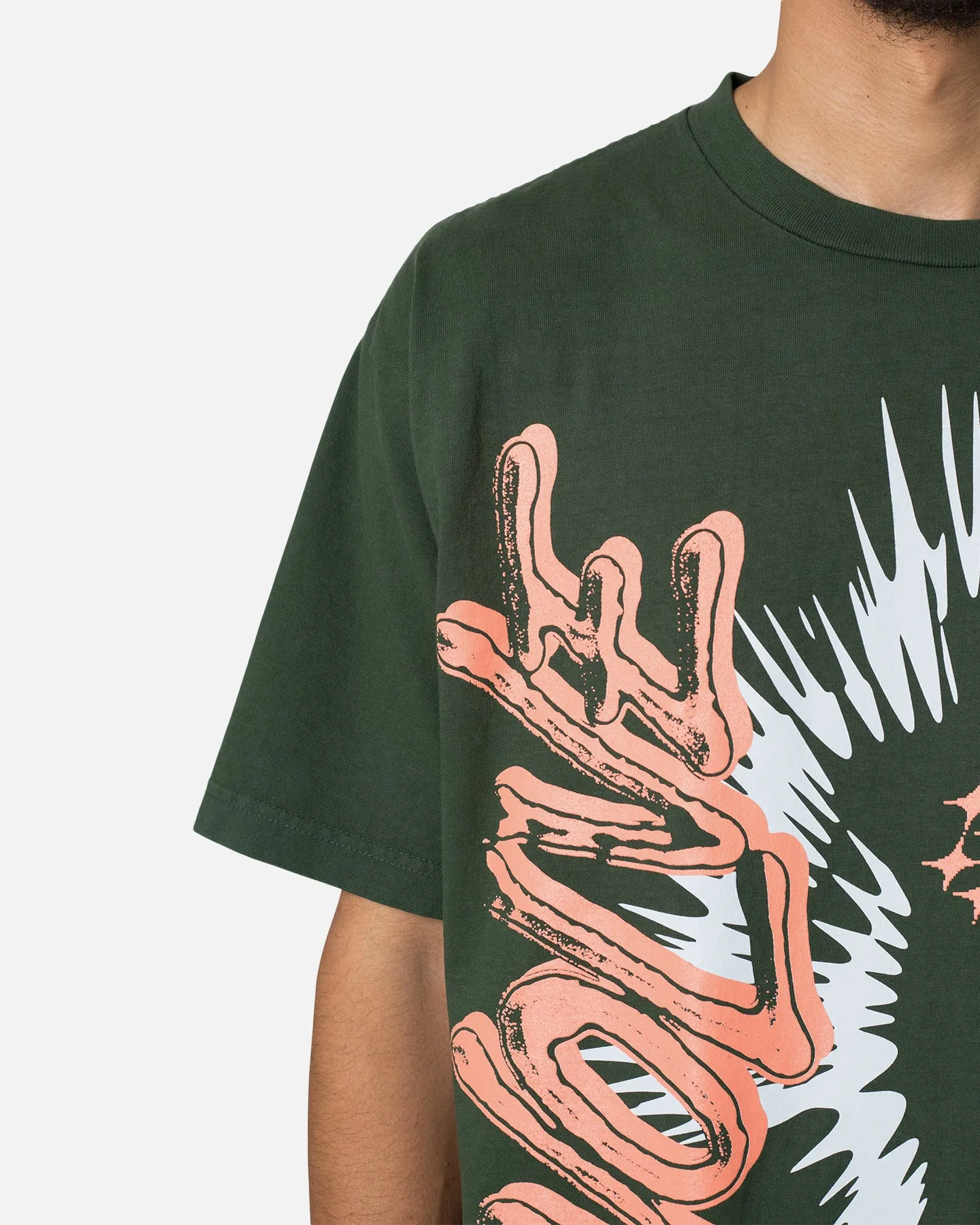 MNML Personal Evolution T-Shirt Green Outdoor Look Essential Clothing