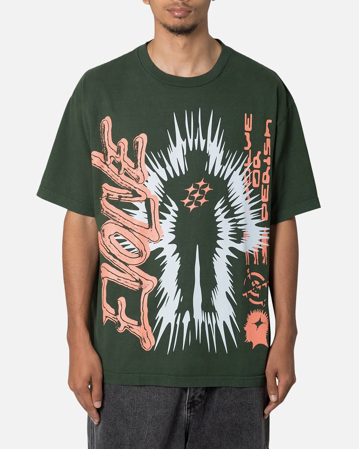 MNML Personal Evolution T-Shirt Green Cozy And Warm