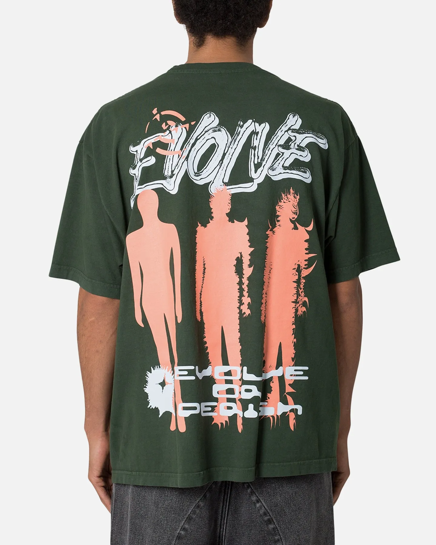 MNML Personal Evolution T-Shirt Green Minimal Comfort Style Street Style Trend