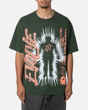 MNML Personal Evolution T-Shirt Green Cozy And Warm