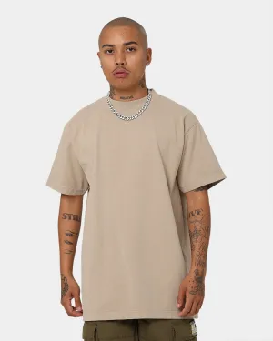 Hypoallergenic fabric Classic Smart Shaka Wear Max Heavyweight Garment Dye T-Shirt Oatmeal