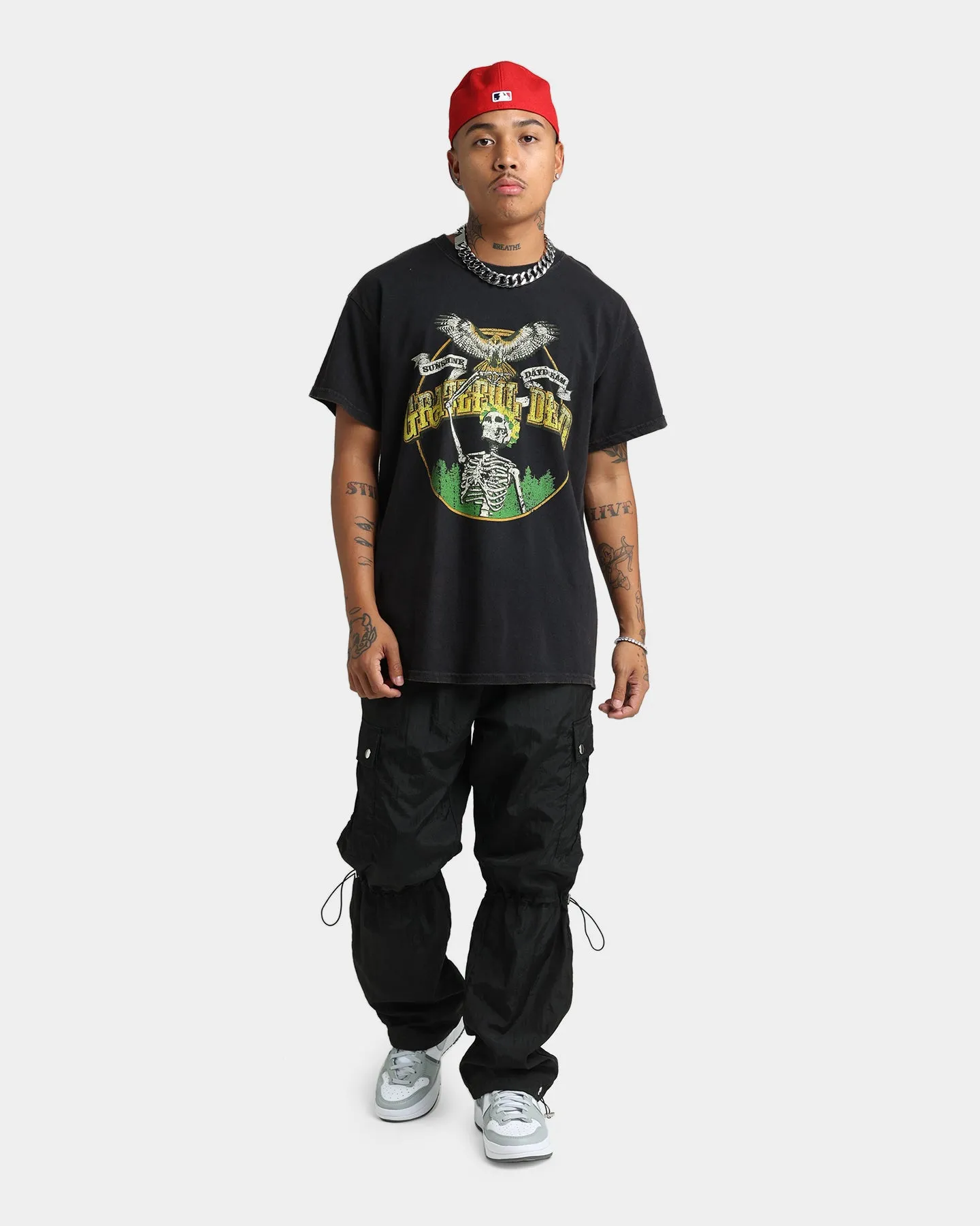 Street Trend Thermoregulating Fabric Grateful Dead Sunshine Daydream T-Shirt Black