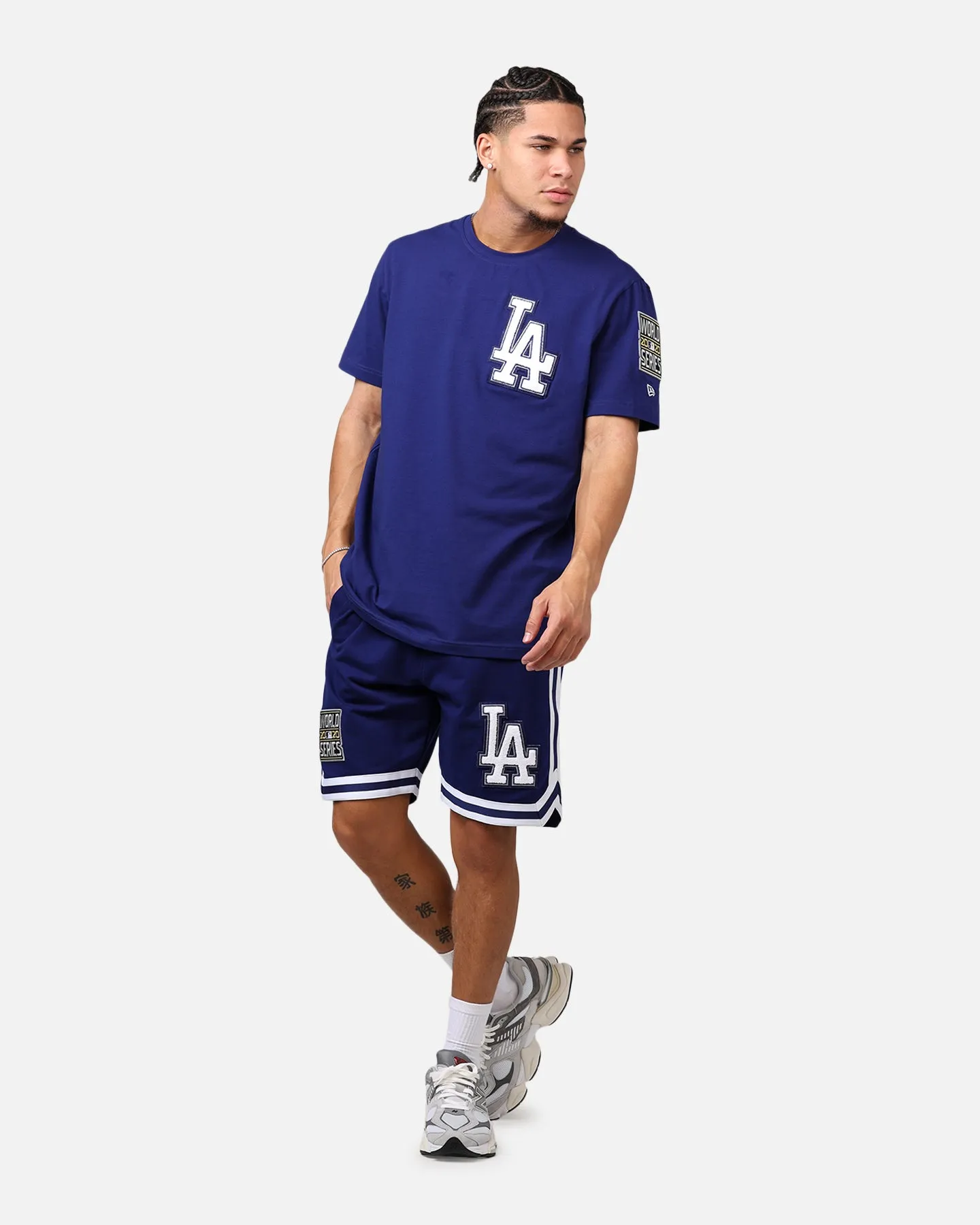 Back pockets New Era Los Angeles Dodgers 'Logo Select Official Team Colors' Shorts OTC
