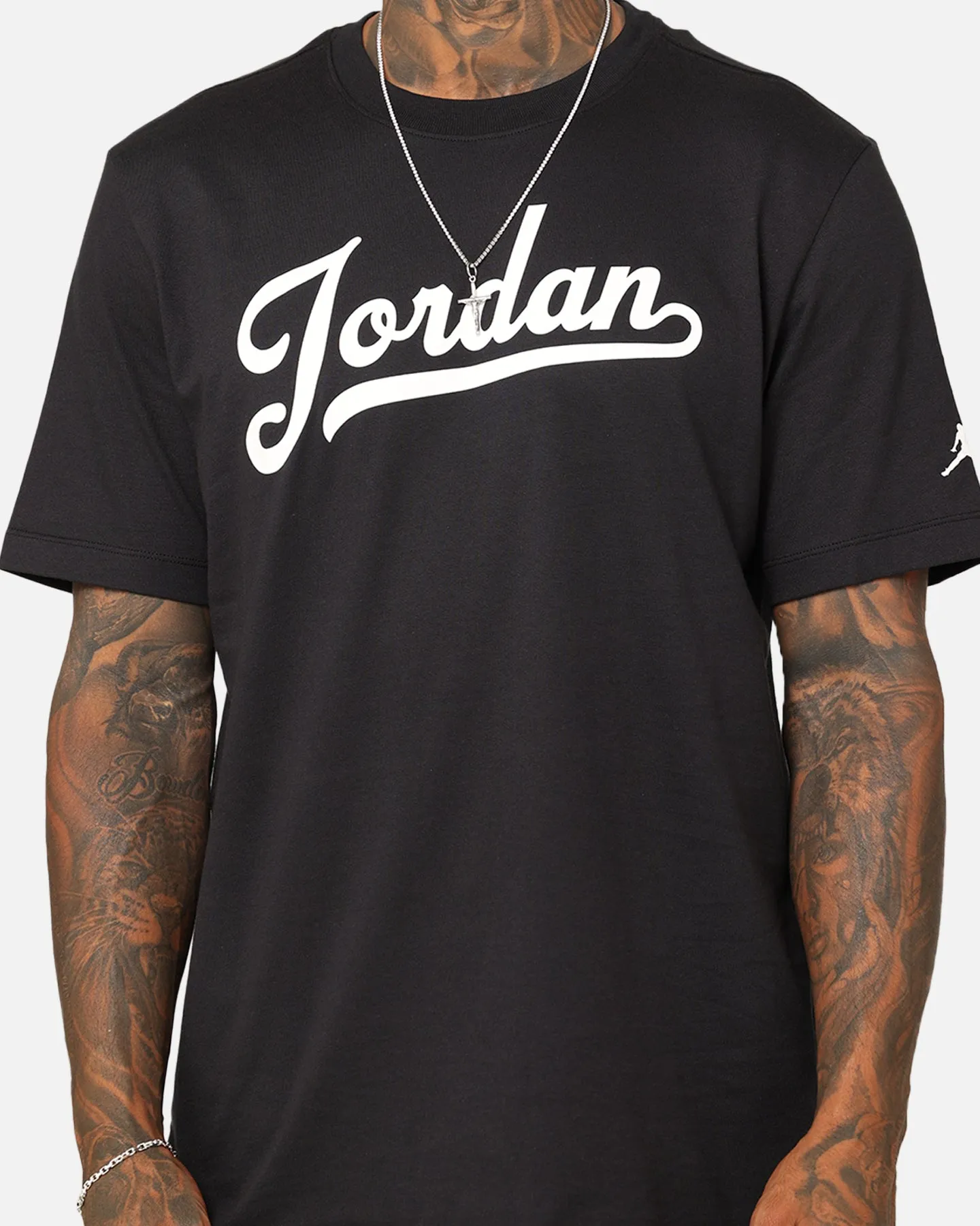 Jordan Flight MVP T-Shirt Black/White Stylish and Easygoing
