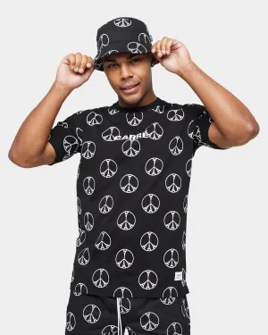 Carre Peace All Over CLS T-Shirt Black Light Trend