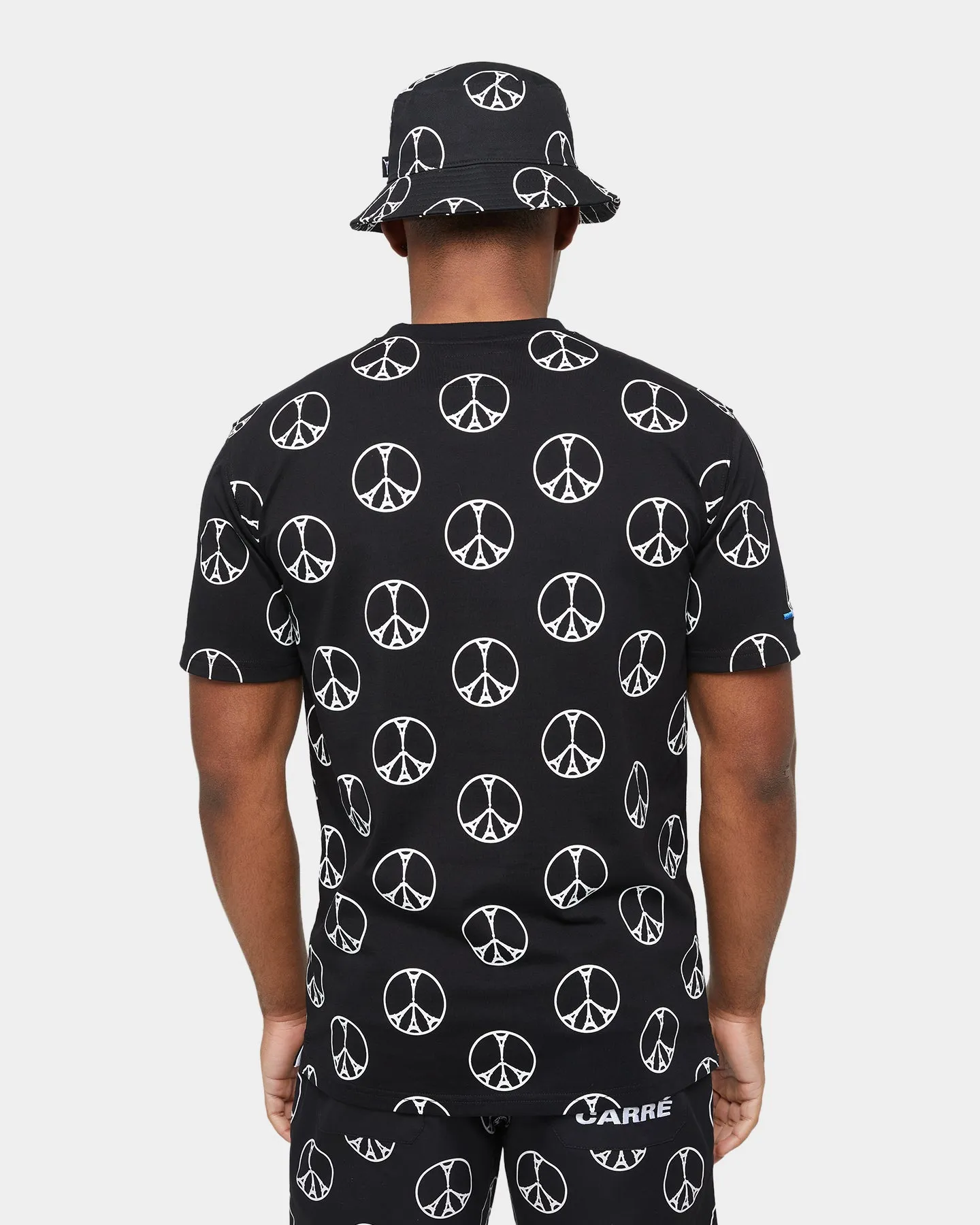 Carre Peace All Over CLS T-Shirt Black MultipurposeCuffs