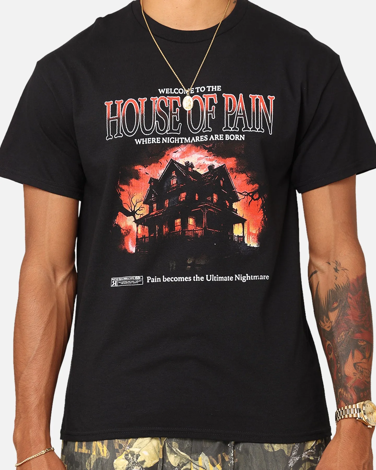 Rats Get Fat Rats Nightmare T-Shirt Black Buttery Soft Fabric Fade Resistant Dye